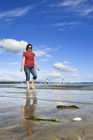 France,  Finistère (29), Fouesnant, plage de Cap Coz