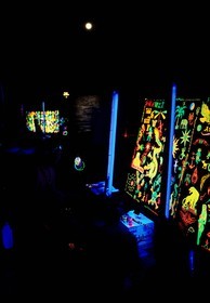 Thaïlande, Archipel îles Samui, Full Moon Party sur l' île de Koh Pha-Ngan, début de soirée sur la plage de Had Rin