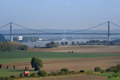 France, Eure (27), Tancarville, pont de Tancarville