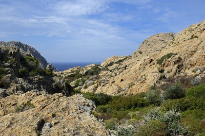 France, Haute-Corse (2B), Nebbio, désert des Agriates
