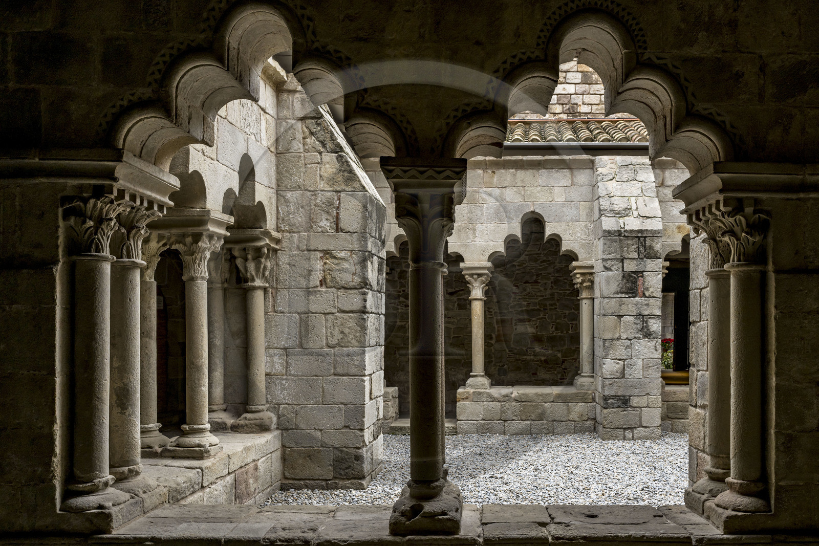 Espagne, Catalogne, Barcelone, monastère de Sant Pau del Camp, style roman, fondé par le comte catalan Guifré-Borrell au IXe siècle et rénové au XIIIe siècle