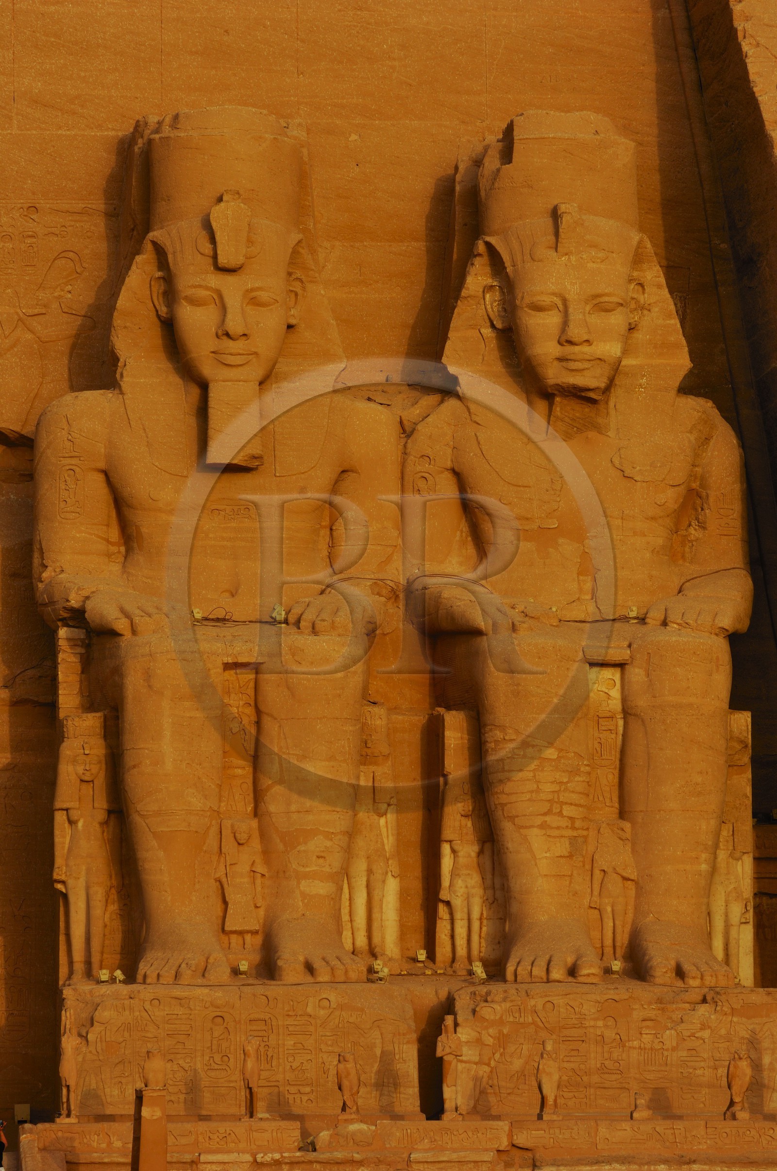 Egypte, Haute Egypte, Nubie, Abou Simbel, site classé Patrimoine Mondial de l'UNESCO, temple de Ramsès II