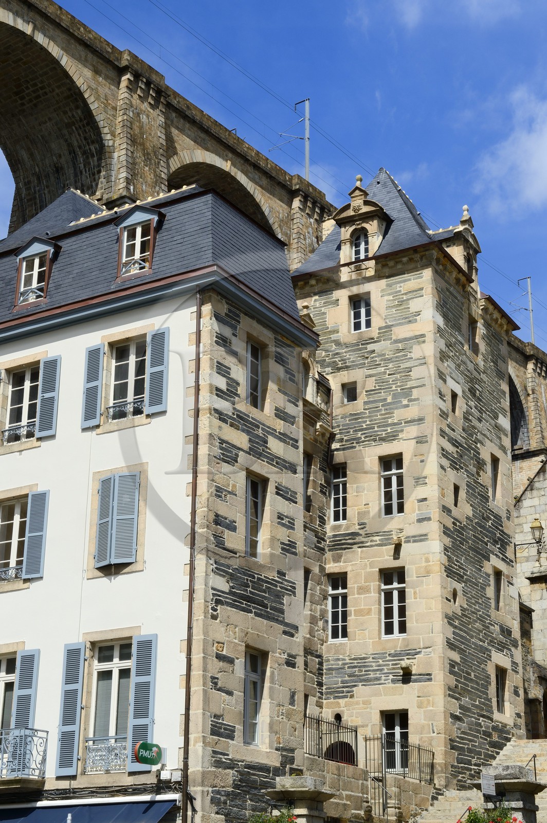 France, Finistère (29), Morlaix, Hôtel dit de François du Parc (XVIIe - XIXe siècle)