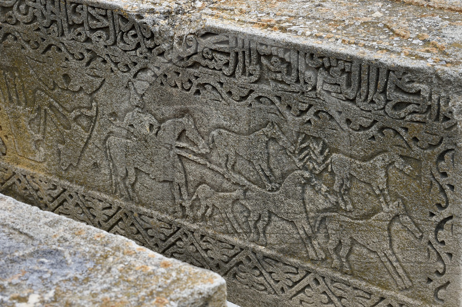 Azerbaijan, Gobustan, 18th century Muslim tombstones