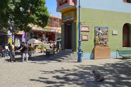 Argentine, Buenos Aires, quartier de La Boca, la rue Caminito
