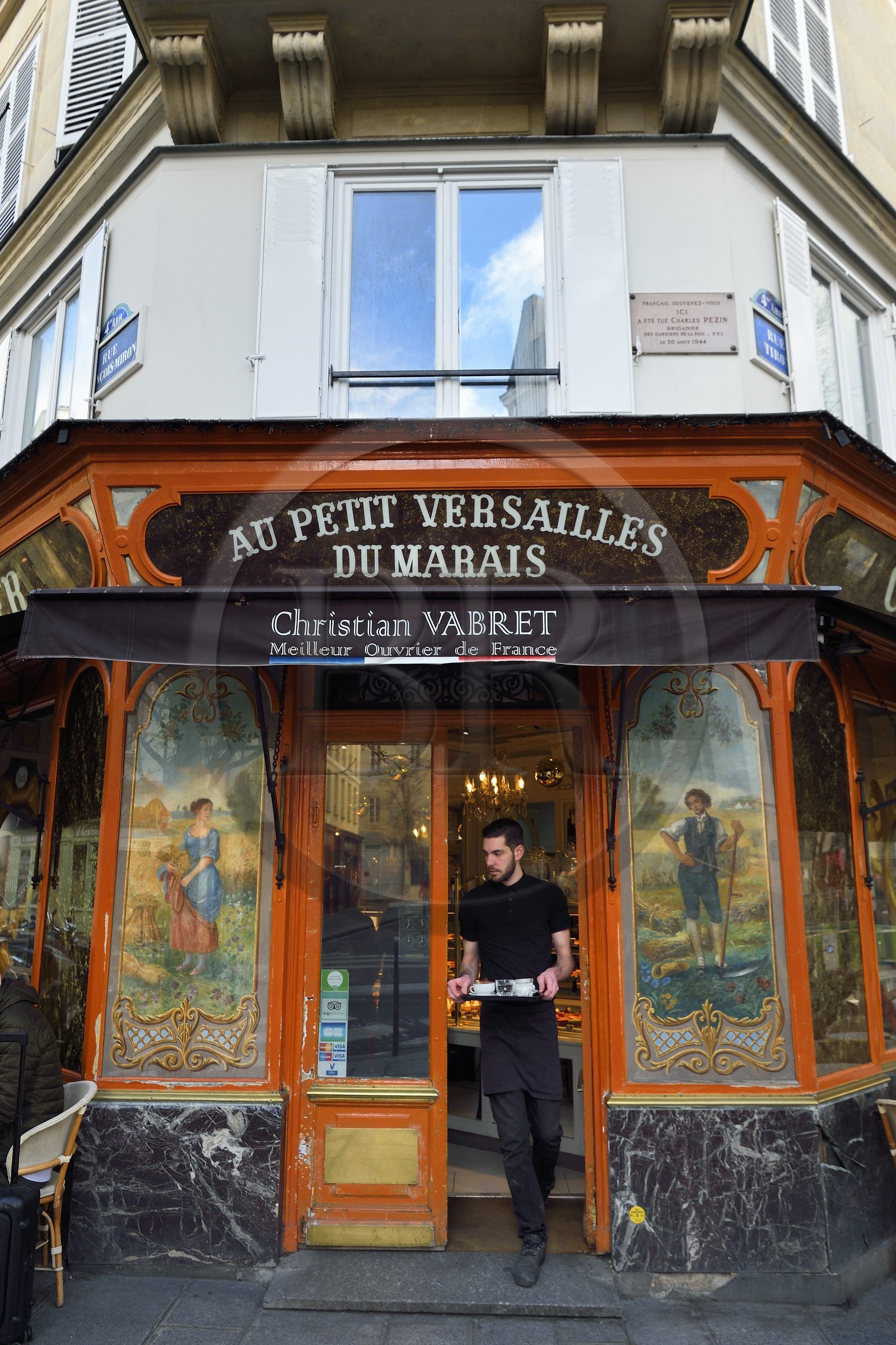France, Paris (75), boulangerie patisserie Au Petit Versailles Du Marais tenue par Christian Vabret, Meilleur ouvrier de France