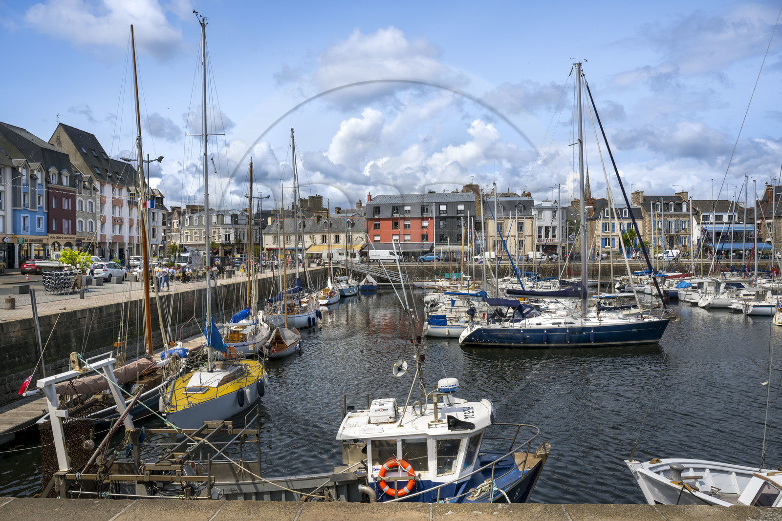 France, Cotes d'Armor, Paimpol, fishing harbour