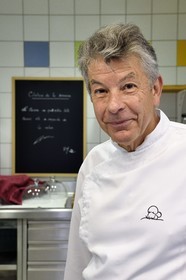 France, Haute Loire, Saint Bonnet le Froid, Régis and Jacques Marcon 3-star restaurant, chef Jacques Marcon