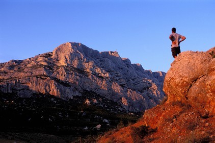 France, Bouches-du-Rhône (13), la montagne Sainte-Victoire