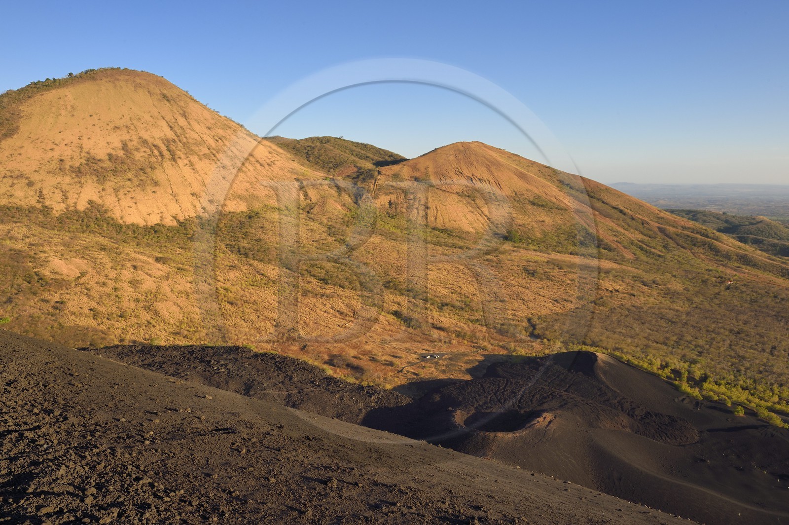 Nicaragua, région de Leon, Volcan Cerro Negro dans la cordillère des Maribios (ou Marrabios)