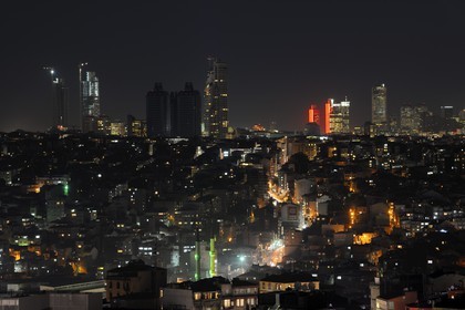 Turkey, Istanbul, modern buildings in the northern districts of the city