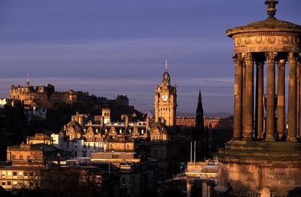 United Kingdom, Scotland, Edinburgh, general view and the castle