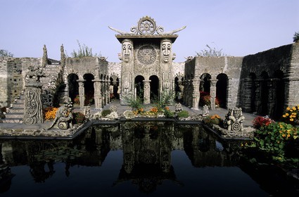 France, Mayenne, Cosse le Vivien, la Frenouse, Robert Tatin's work