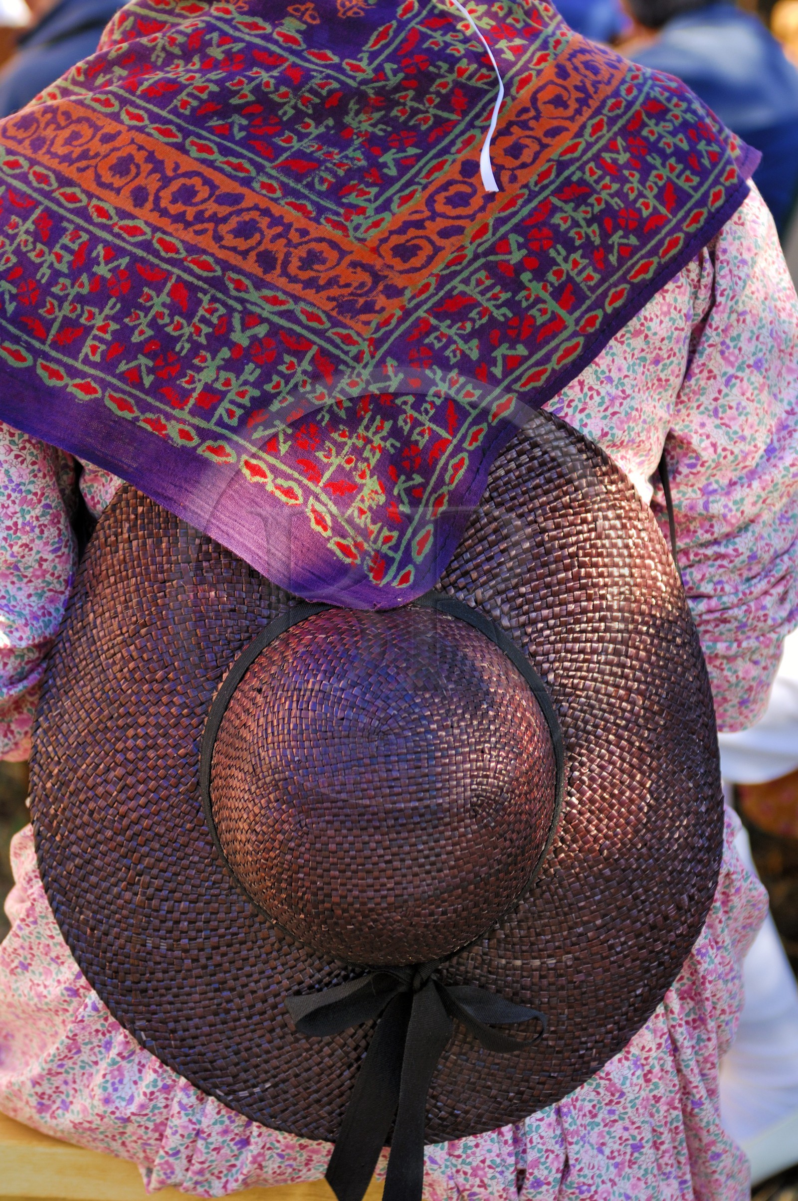 France, Var (83), la Provence Verte, Bras, the Bravade (bravado), procession of Saint Etienne in traditional dress of Provence