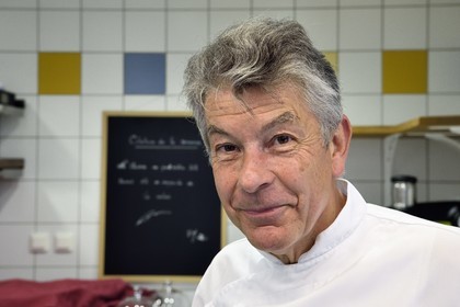 France, Haute Loire, Saint Bonnet le Froid, Régis and Jacques Marcon 3-star restaurant, chef Jacques Marcon