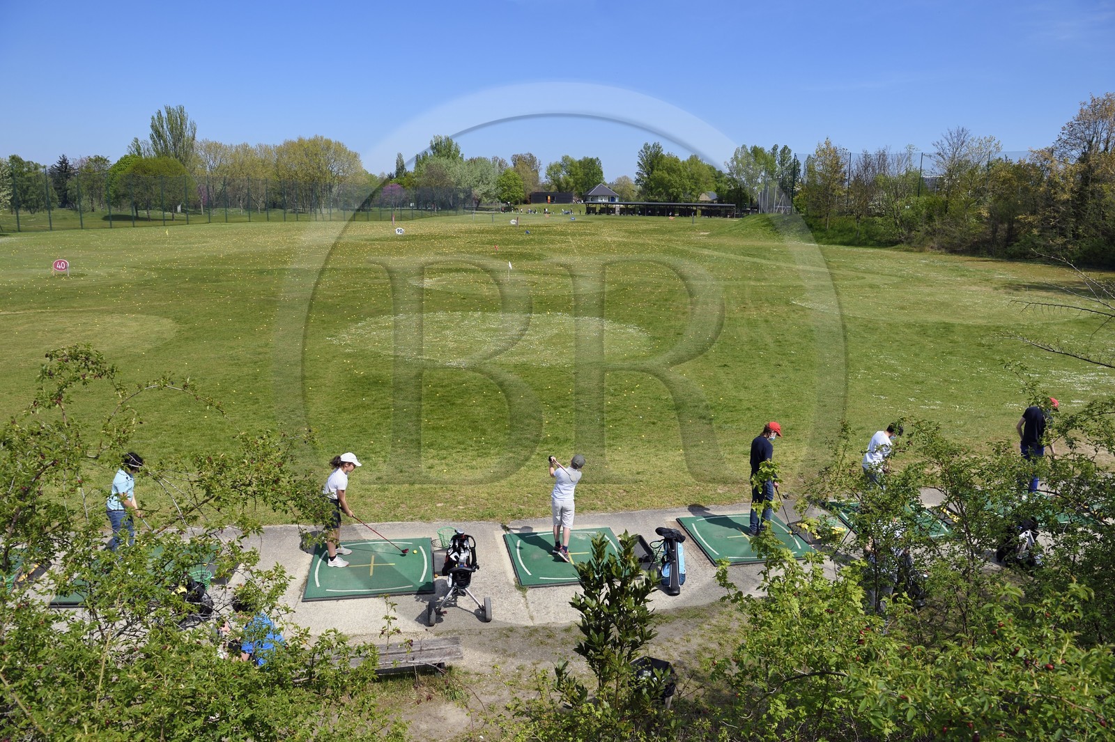 France, Val de Marne, Champigny sur Marne, parc du Tremblay golf practice
