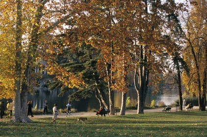 France, Paris (75), Bois de Vincennes, le lac Daumesnil