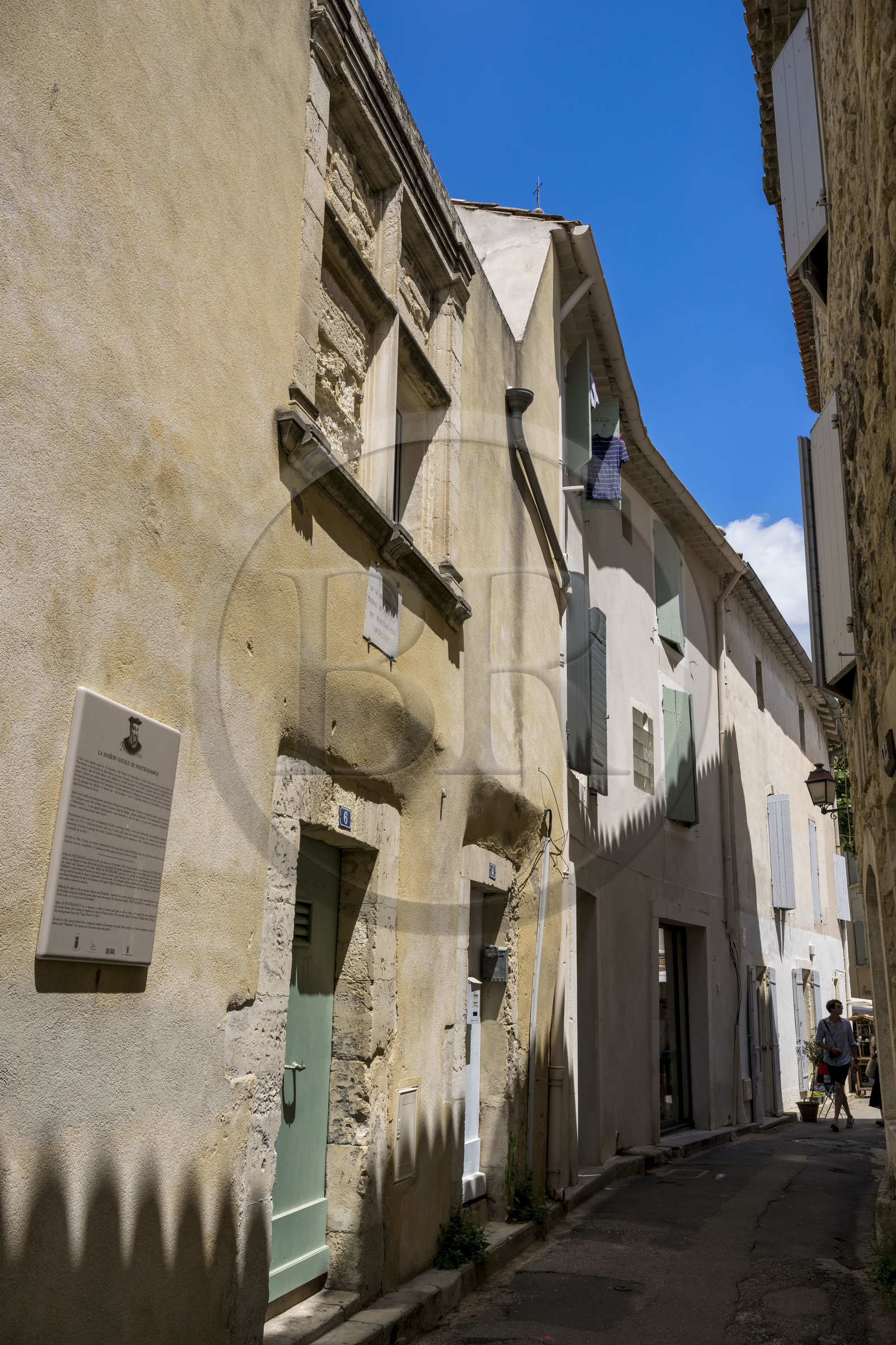 France, Bouches-du-Rhône (13), Parc Naturel Régional des Alpilles, Saint-Rémy-de-Provence, maison natale de Nostradamus rue Hoche