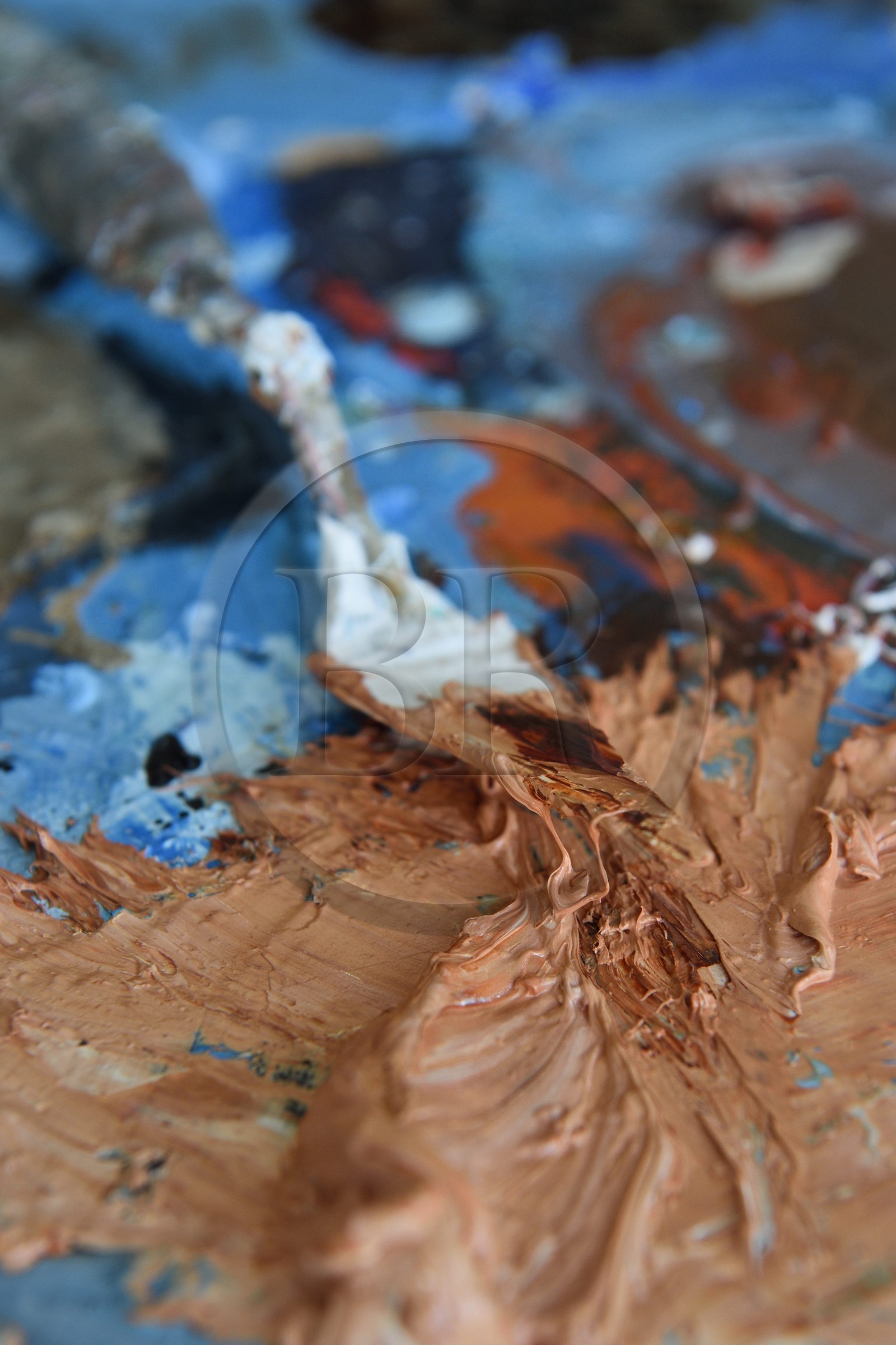 France, Val-de-Marne, Yvry-sur-Seine, Workshop of Fred Kleinberg, work for the exhibition Odyssée (Odyssey)