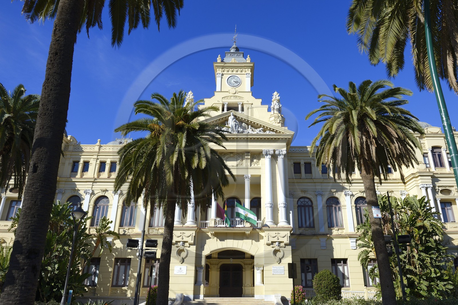 Spain, Andalusia, Malaga, the city hall