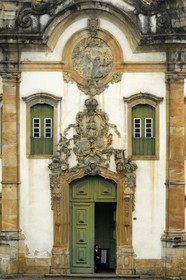Brazil, Minas Gerais state, Ouro Preto, historical center listed as World Heritage by UNESCO, igreja de Sao Francisco de Assis, Saint Francis of Assisi church (Gold Route, Estrada Real)