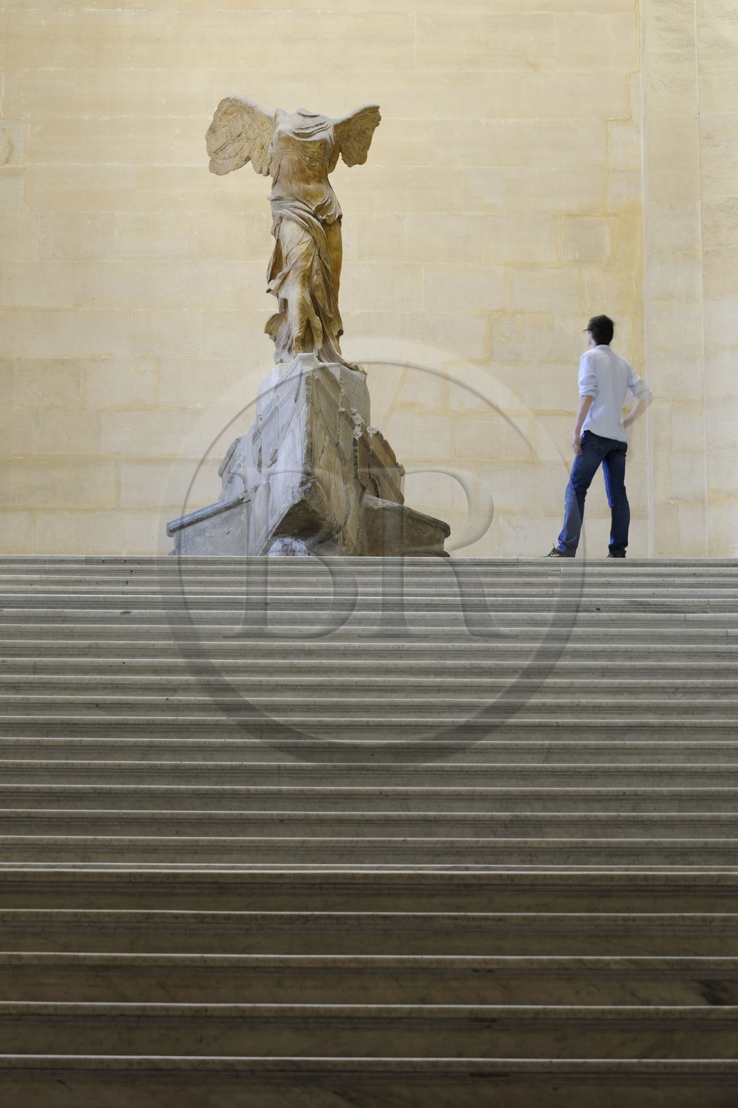 France, Paris (75), Musée du Louvre, la Victoire de Samothrace
