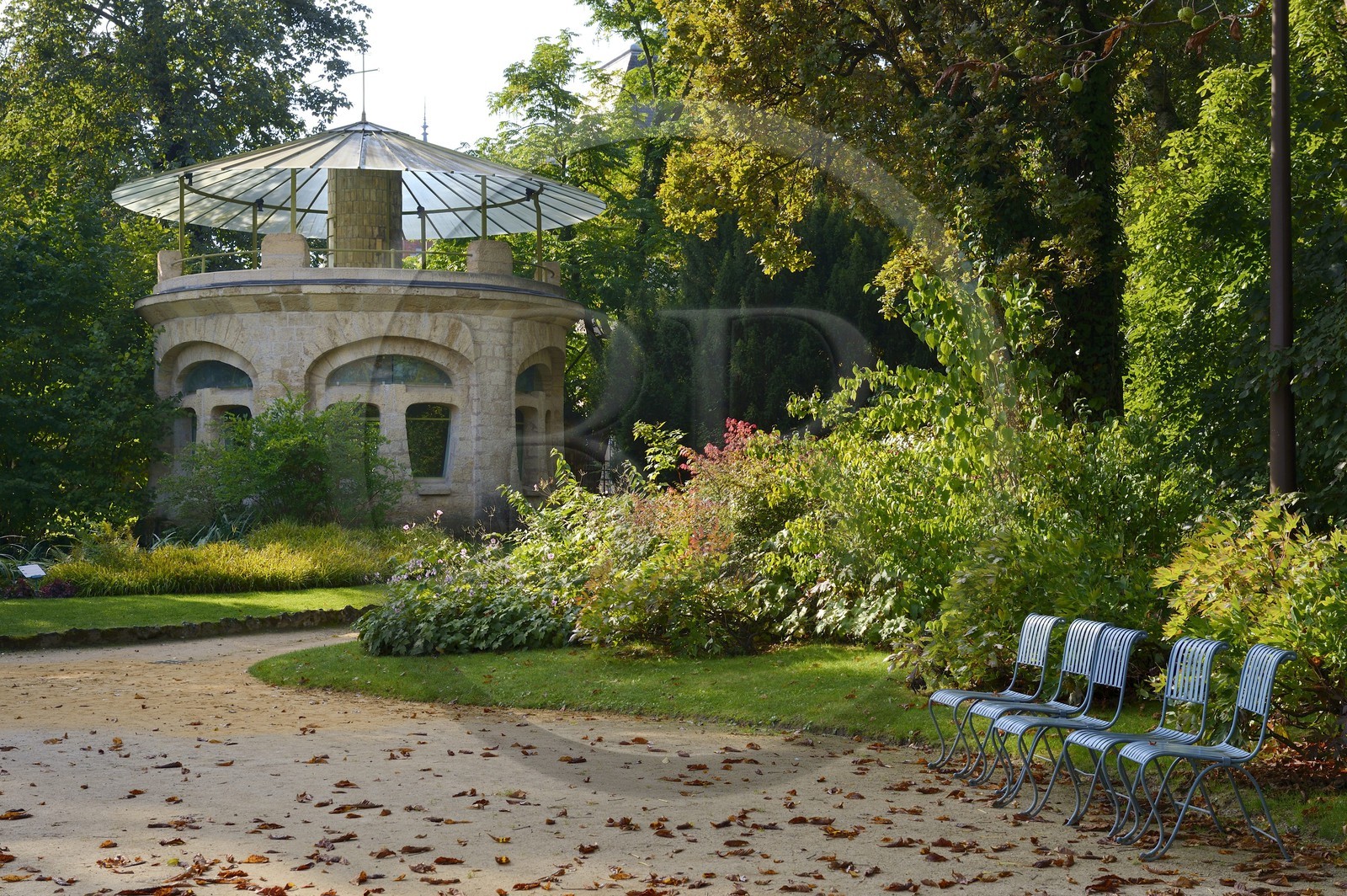 France, Meurthe-et-Moselle (54), Nancy, musée de l'Ecole de Nancy dans l'ancienne propriété d'Eugène Corbin, le pavillon aquarium (1904)