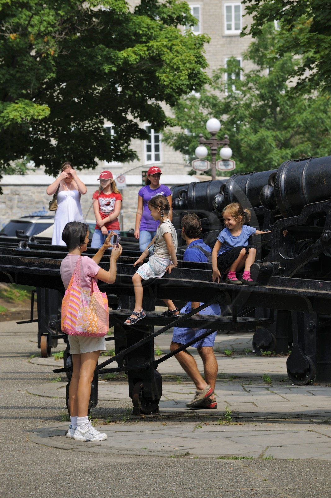 Canada, Province de Québec, la ville de Québec, le Vieux-Québec, la batterie du parc Montmorency