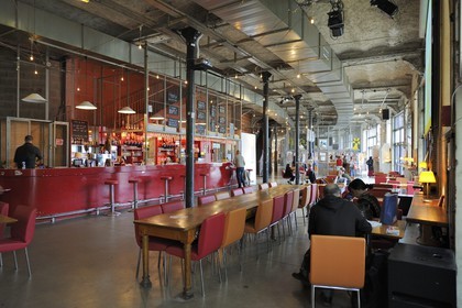 France, Loire-Atlantique (44), Nantes, le Lieu Unique, le café