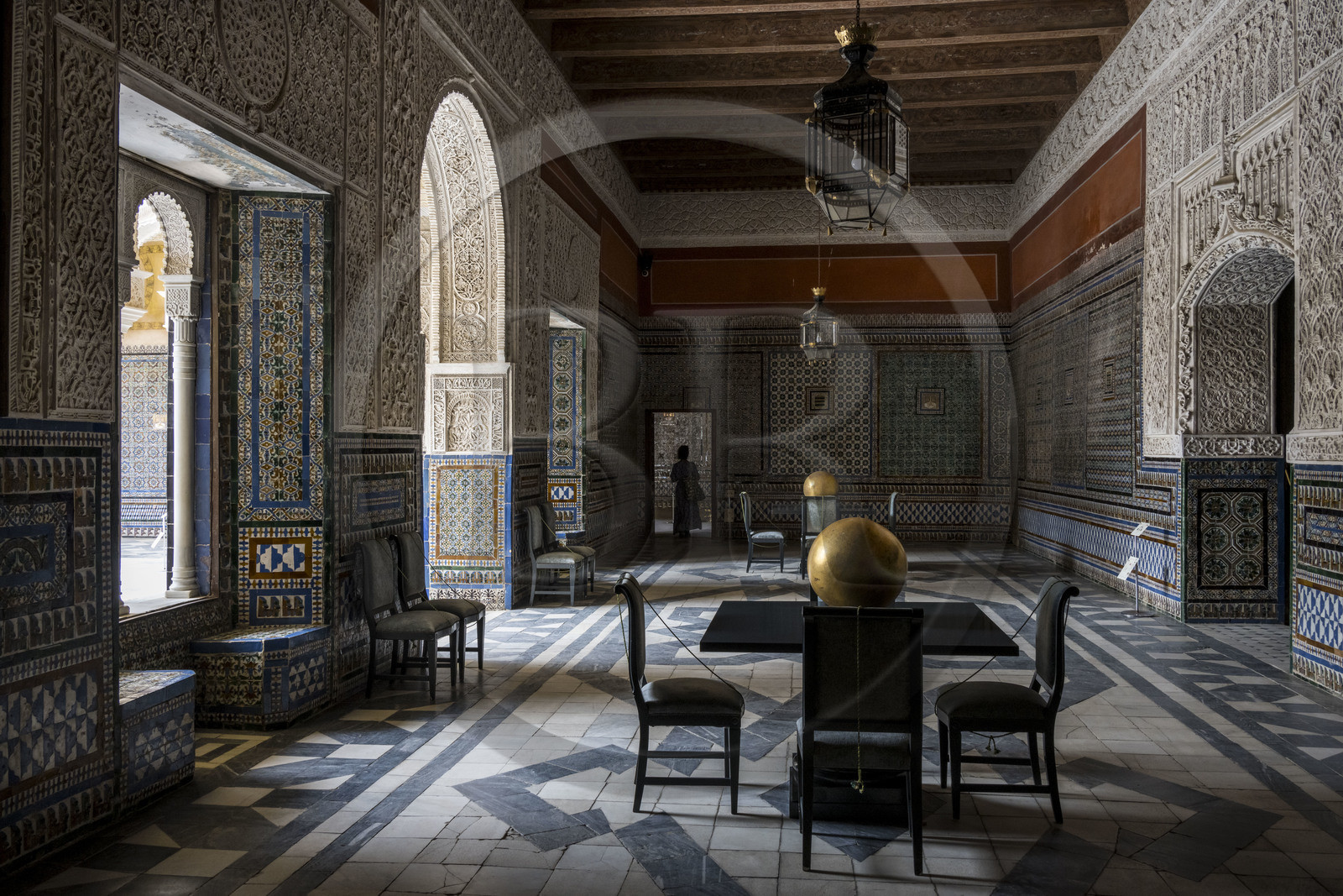 Spain, Andalusia, Sevilla, Casa de Pilatos (Pilate's House), a Mudejar-style palace