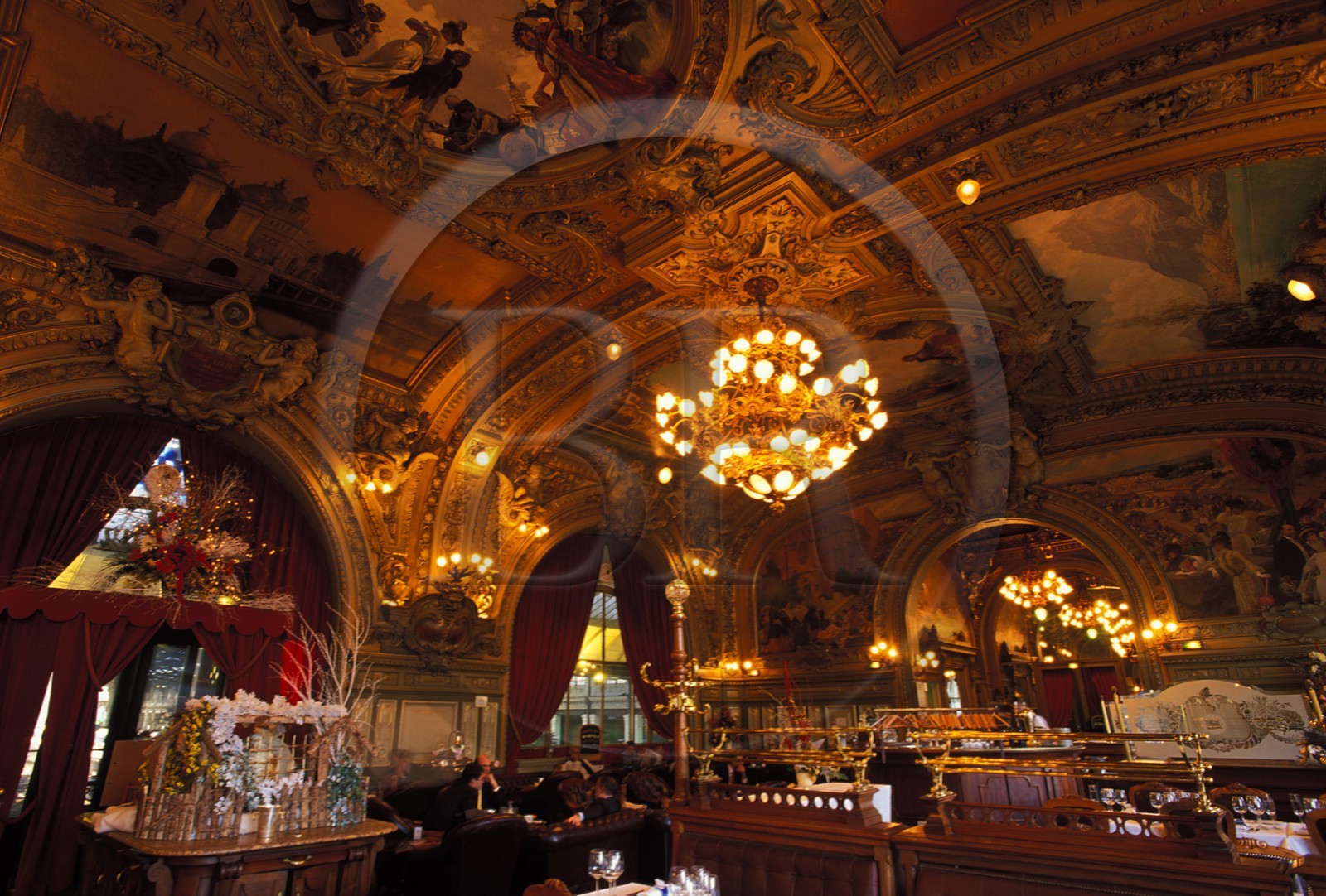 France, Paris, Gare de Lyon (train station of the North), Le Train Bleu restaurant