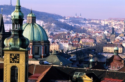 République Tchèque, Prague, le clementinum, le Pont Charles et le monastère de Strahov