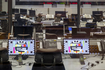 France, Guyane, Kourou, Centre Spatial Guyanais (CSG), la salle de commandement Jupiter