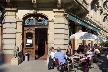 France, Bas-Rhin (67), Strasbourg, quartier de la Neustadt datant de la periode allemande, le Café Brant