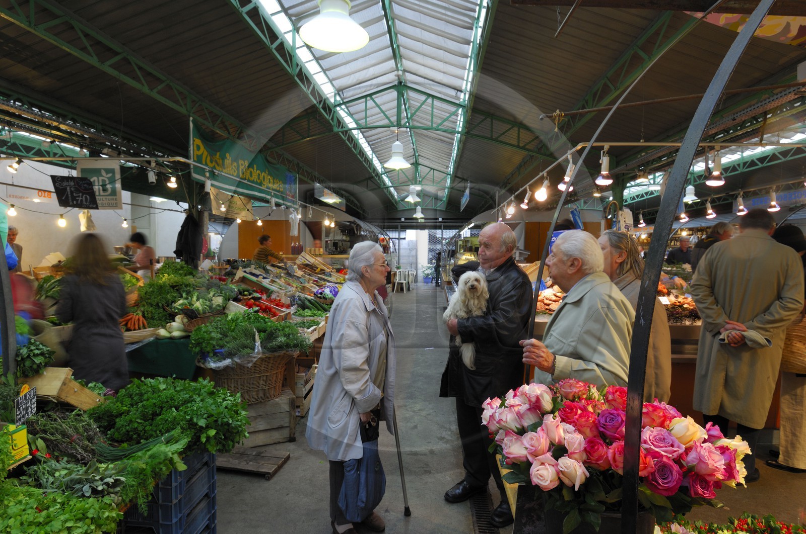 France, Paris (75), le marché des Enfants Rouges