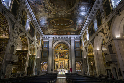 Portugal, Lisbon, Bairro Alto, Saint-Roch church (Igreja de Sao Roque) from the 16th century