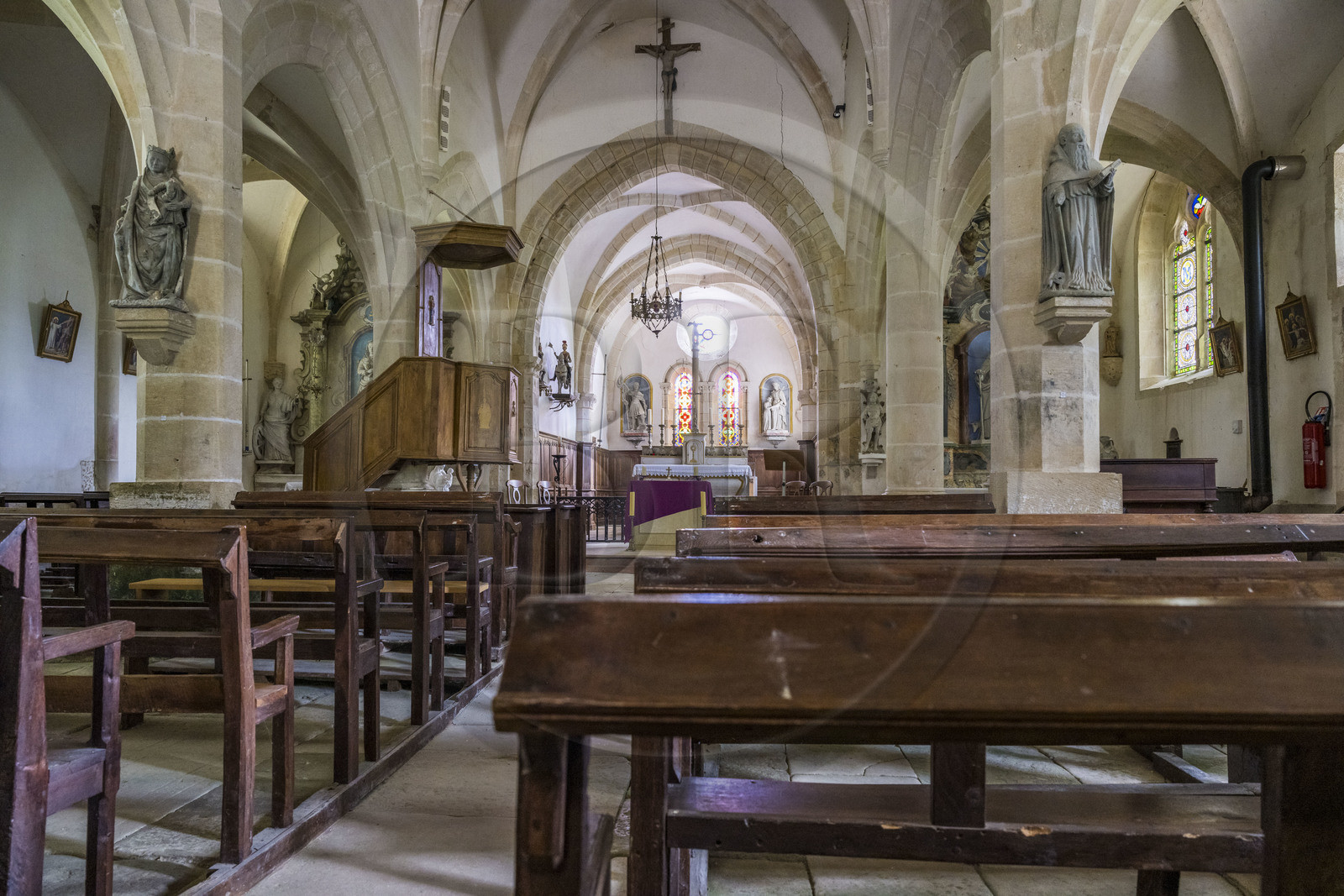 France, Côte-d'Or (21), Corsaint, église Saint-Maurice