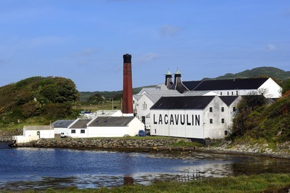 United Kingdom, Scotland, Inner Hebrides, Islay Island, Port Ellen, Lagavulin Scotch whisky distillery